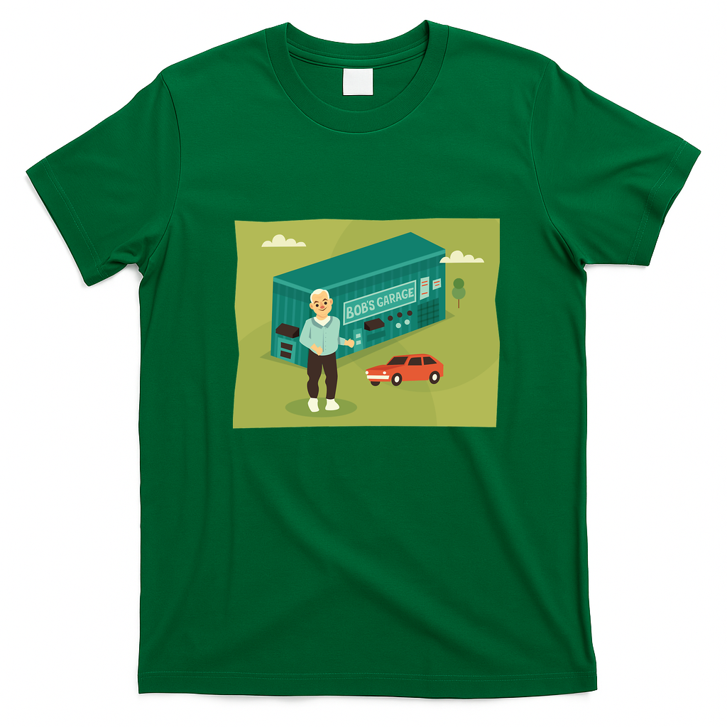 Garage Vintage T-Shirt - Irish Green