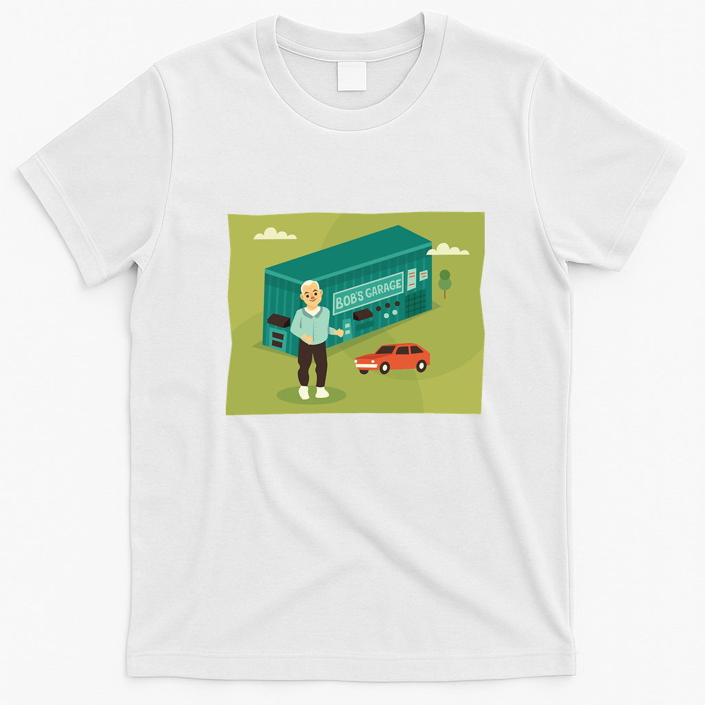 Garage Vintage T-Shirt - White