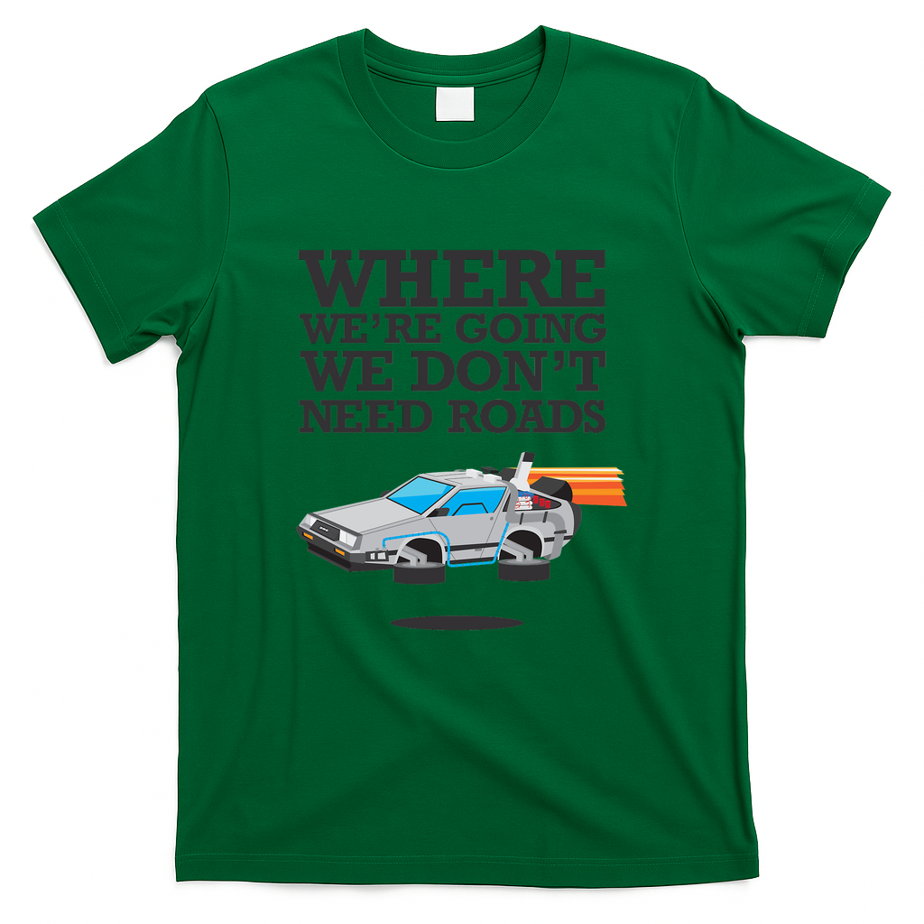 Great Scott! 1.21 Gigawatts! Graphic T-Shirt - Irish Green