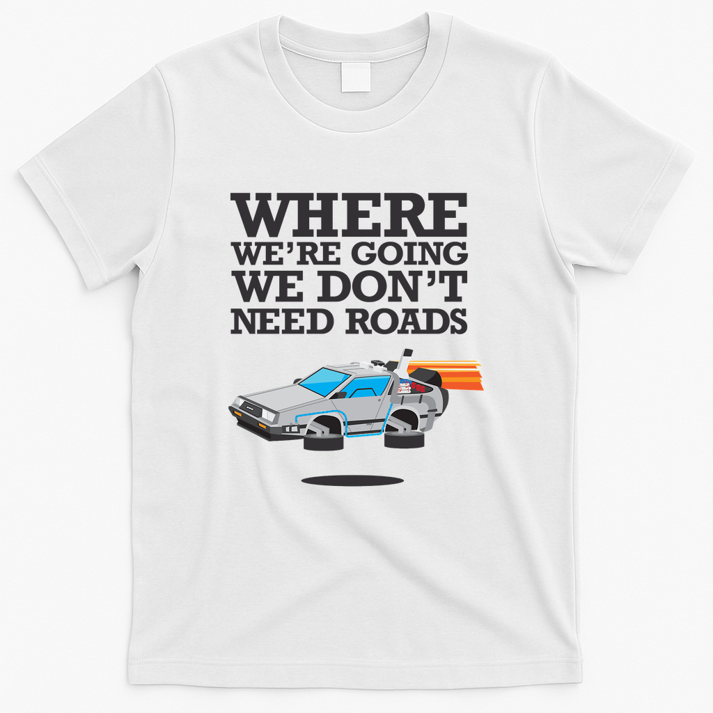 Great Scott! 1.21 Gigawatts! Graphic T-Shirt - White