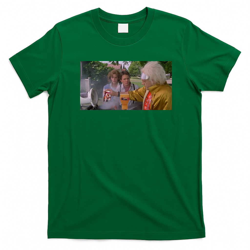 Great Scott! Retro Graphic Tee – Edition 2 - Irish Green