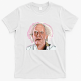 Great Scott! Retro Graphic Tee - White