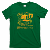 Gigawatts Garage DeLorean T-Shirt - Irish Green