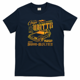 Gigawatts Garage DeLorean T-Shirt - Navy Blue