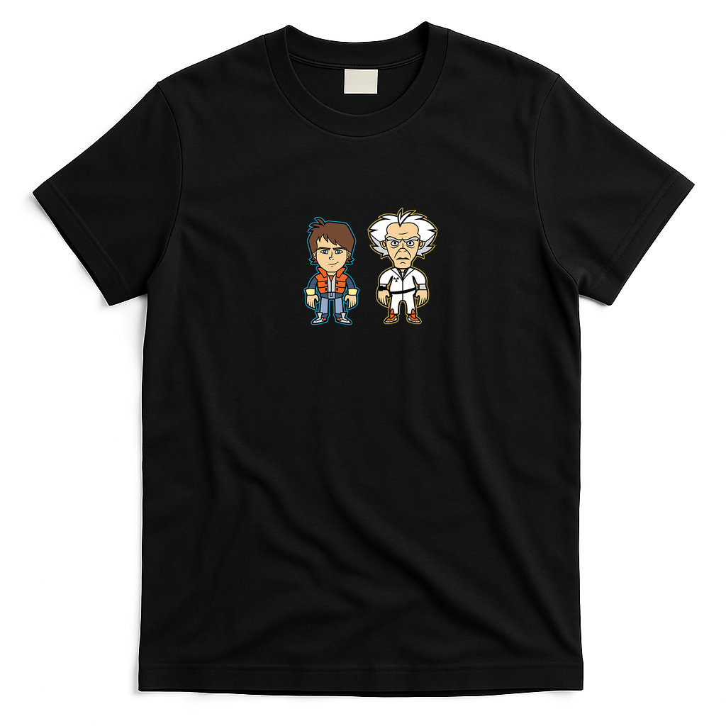 Gigawatts Retro Graphic Tee - Black