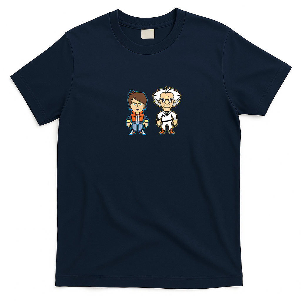 Gigawatts Retro Graphic Tee - Navy Blue