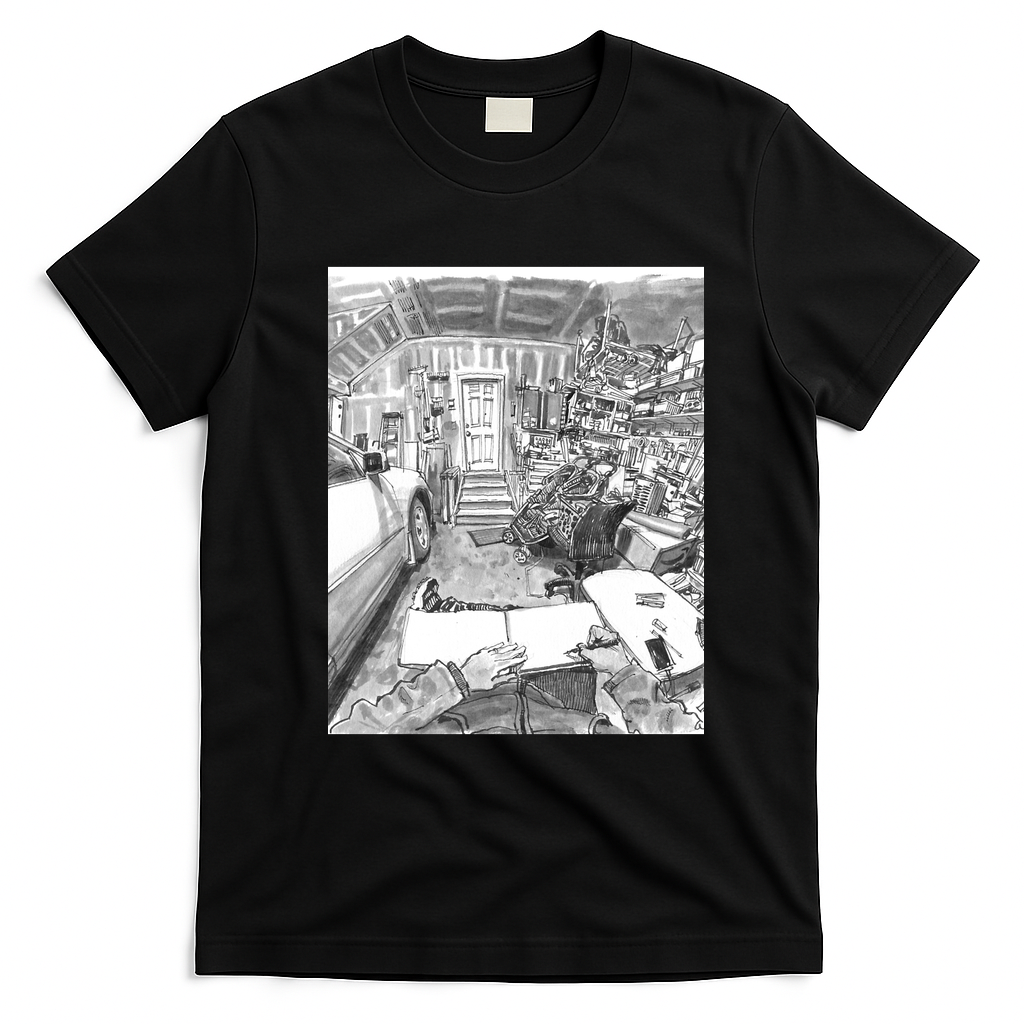 In the Garage Vintage T-Shirt - Black