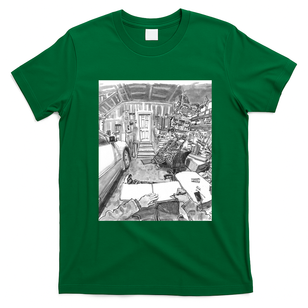 In the Garage Vintage T-Shirt - Irish Green