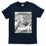 In the Garage Vintage T-Shirt - Navy Blue