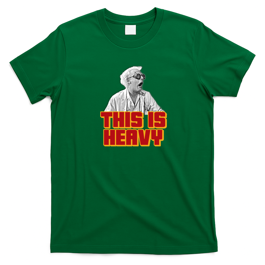 This Is Heavy Doc Brown T-Shirt - Irish Green