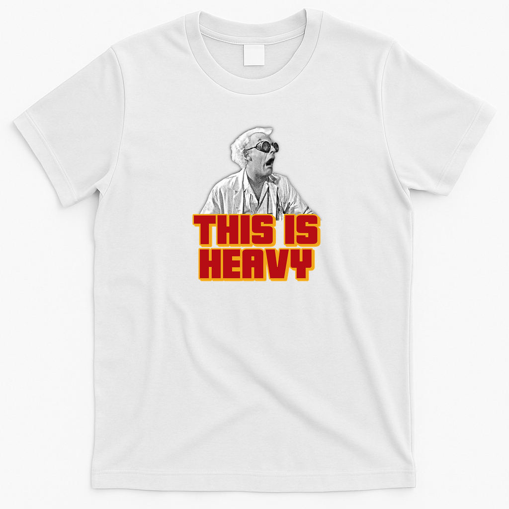 This Is Heavy Doc Brown T-Shirt - White
