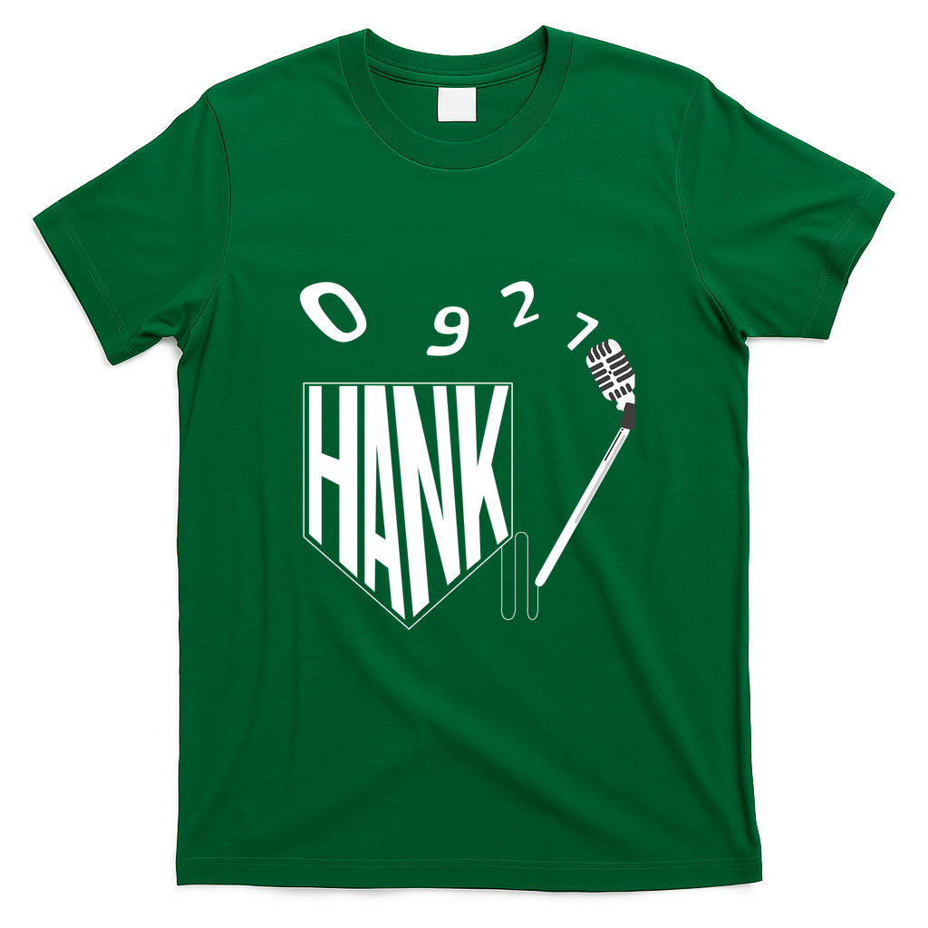 Hank & His Music Retro Graphic Tee - Irish Green