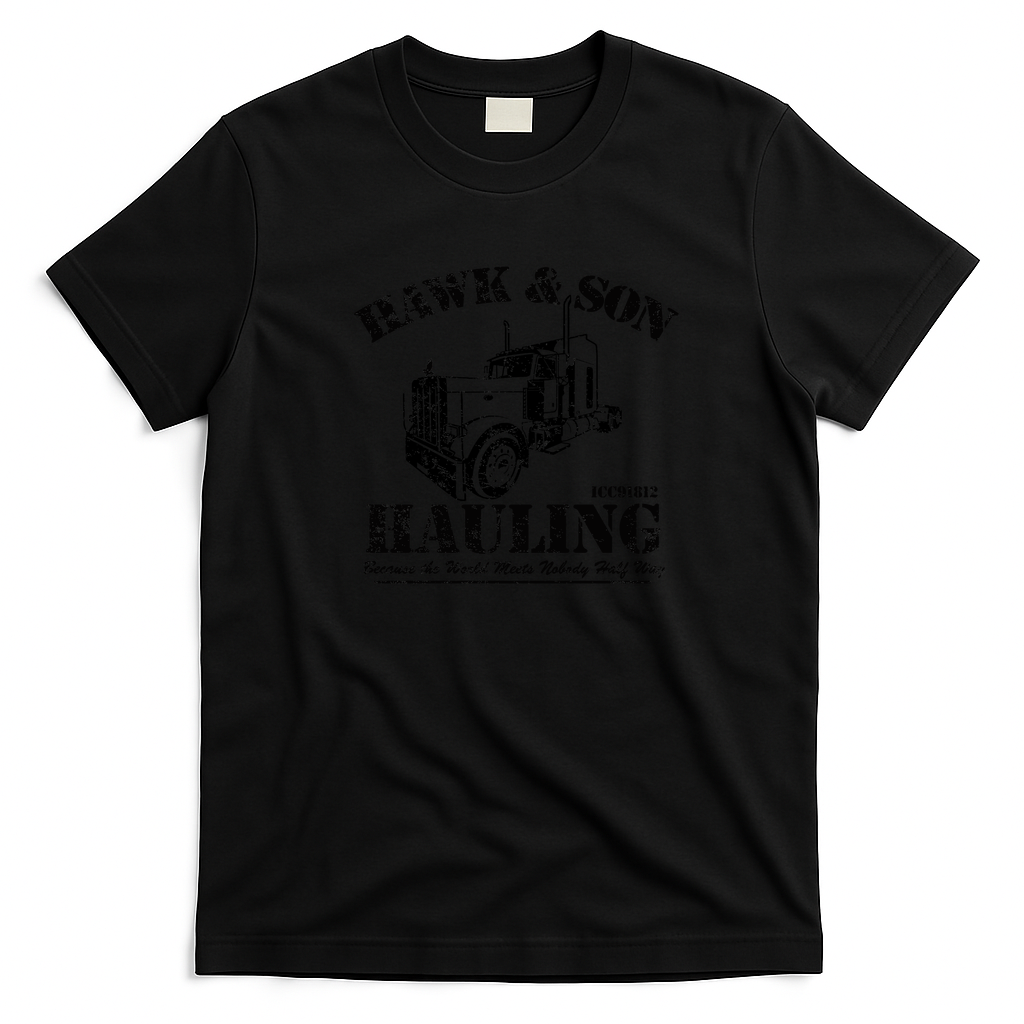 Hawk & Son Hauling Classic Logo T-Shirt - Black