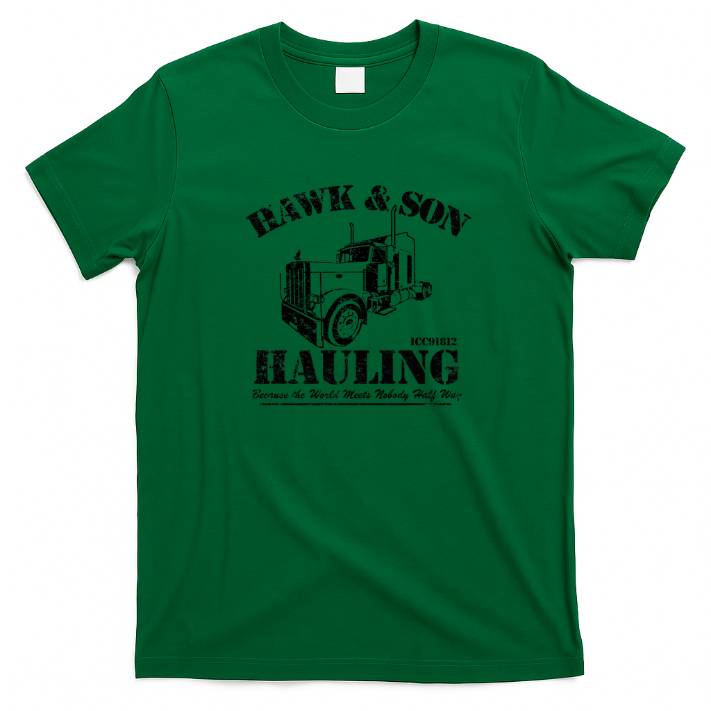 Hawk & Son Hauling Classic Logo T-Shirt - Irish Green