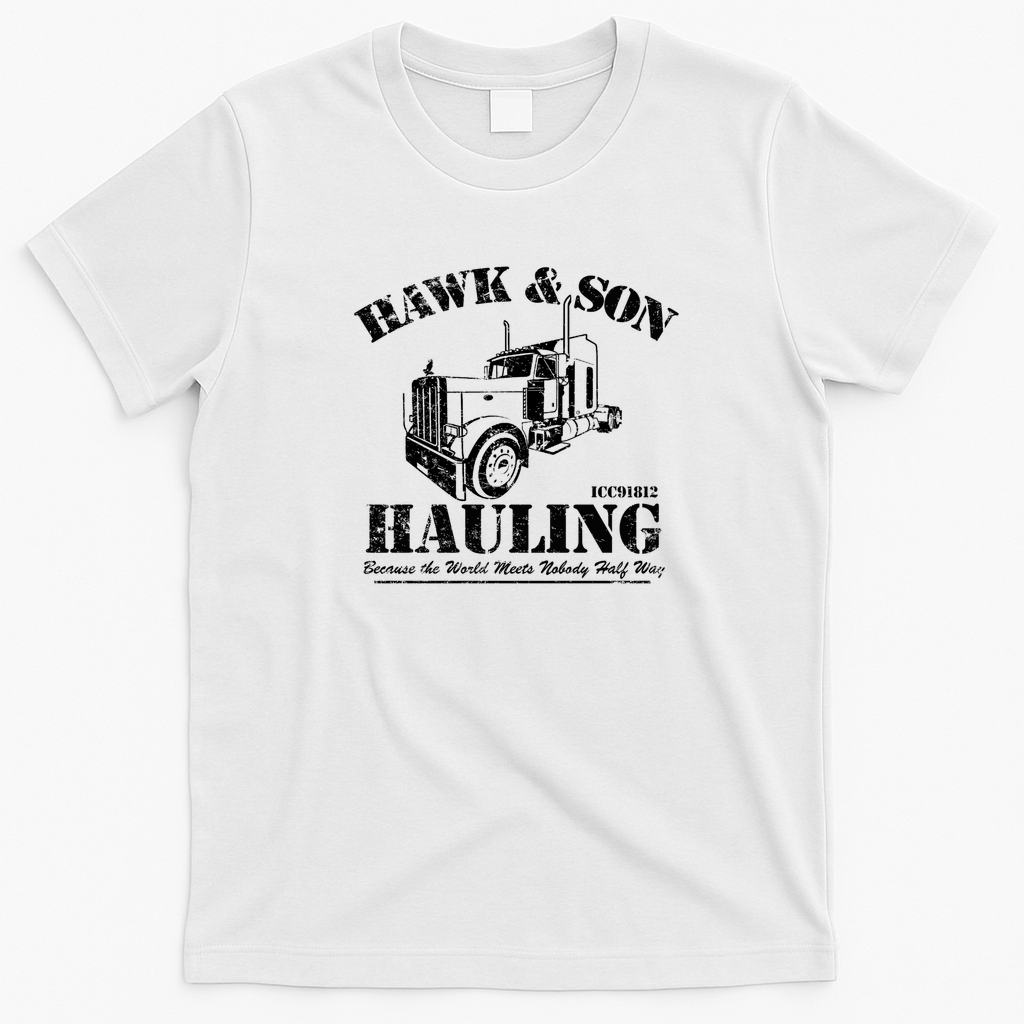 Hawk & Son Hauling Classic Logo T-Shirt - White