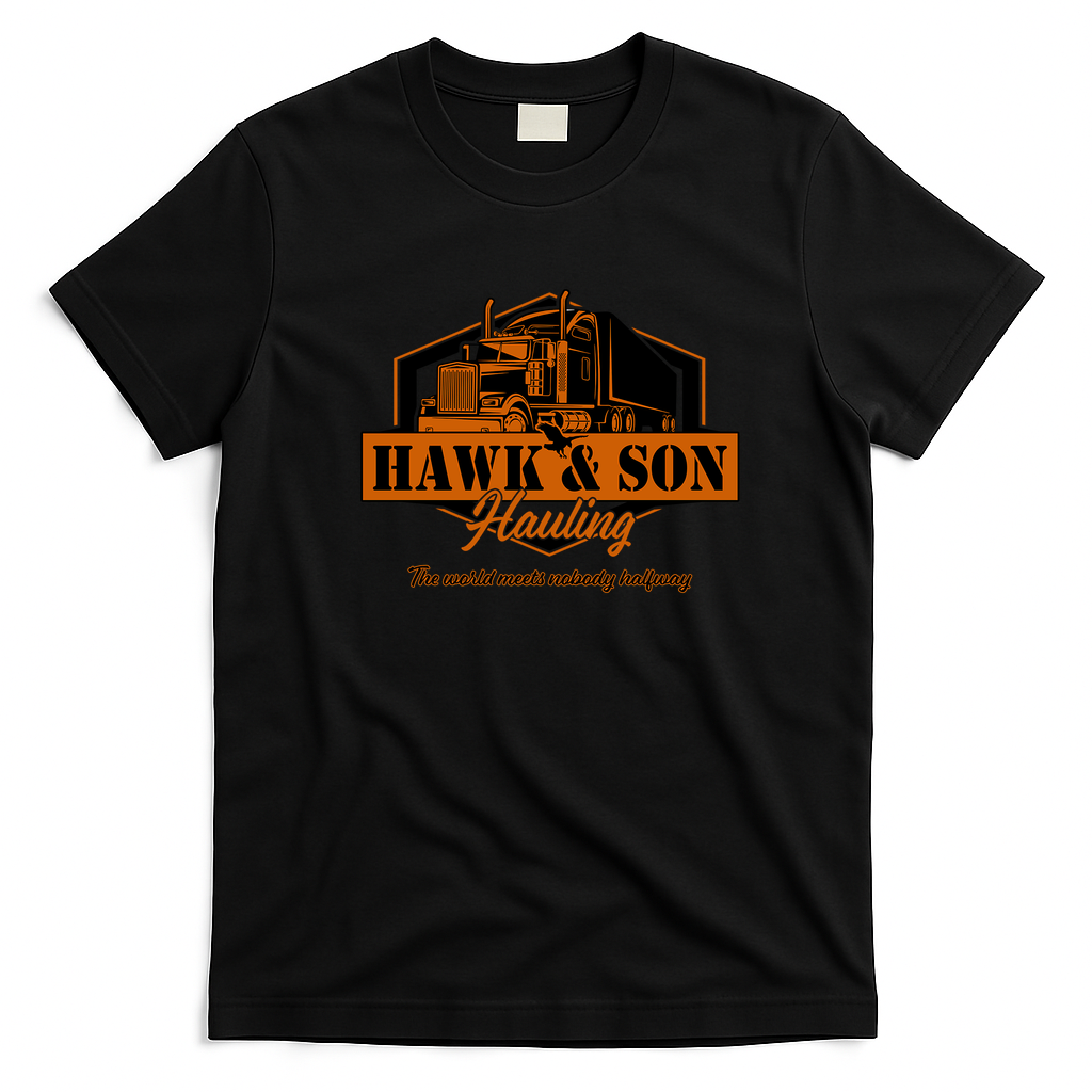 Hawk & Son Hauling Vintage T-Shirt - Black
