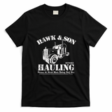 Hawk & Son Hauling Distressed Graphic Tee - Black