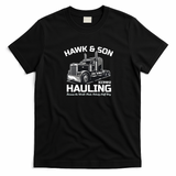 Hawk & Son Hauling Trucking Company Vintage T-Shirt - Black