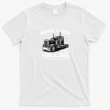 Hawk & Son Hauling Trucking Company Vintage T-Shirt - White