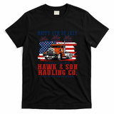 Hawk & Son Patriotic 4th of July T-Shirt - Black