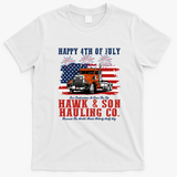 Hawk & Son Patriotic 4th of July T-Shirt - White