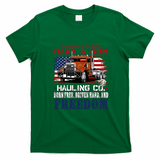 Over the Top 4th of July Trucker T-Shirt - Irish Green
