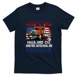 Over the Top 4th of July Trucker T-Shirt - Navy Blue