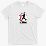 Hank Baseball Retro Graphic Tee - White