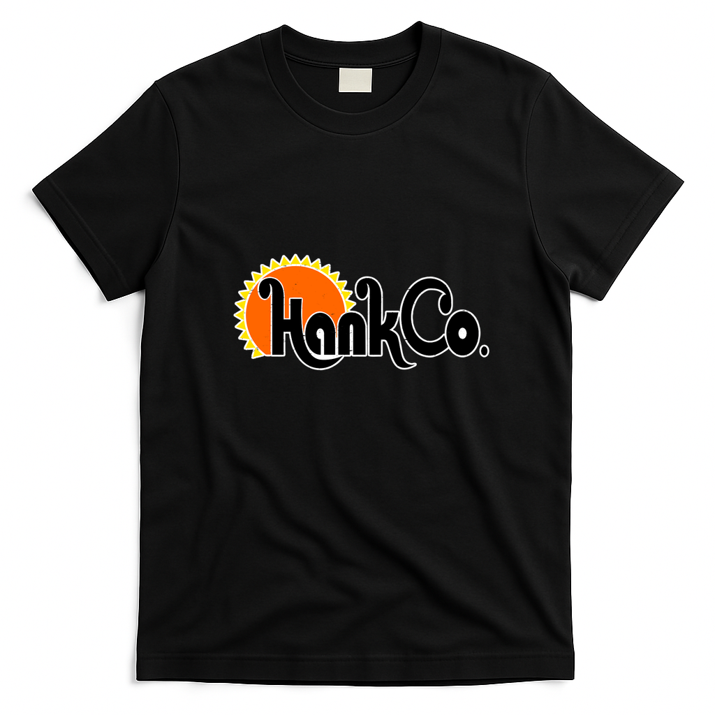 Hank Co. Distressed Graphic Tee - Black