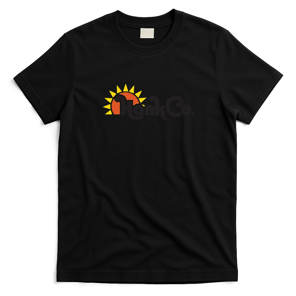 Hank Co. Classic Logo T-Shirt - Black
