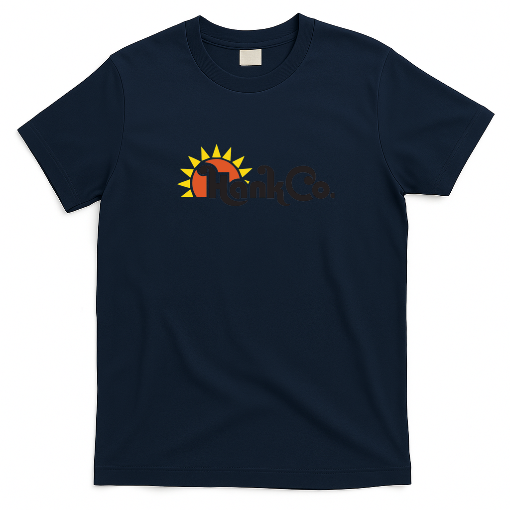 Hank Co. Classic Logo T-Shirt - Navy Blue