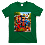 Suburban Halloween Celebration T-Shirt - Irish Green