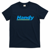 Handy Car and Truck Rental (worn) Graphic T-Shirt - Navy Blue