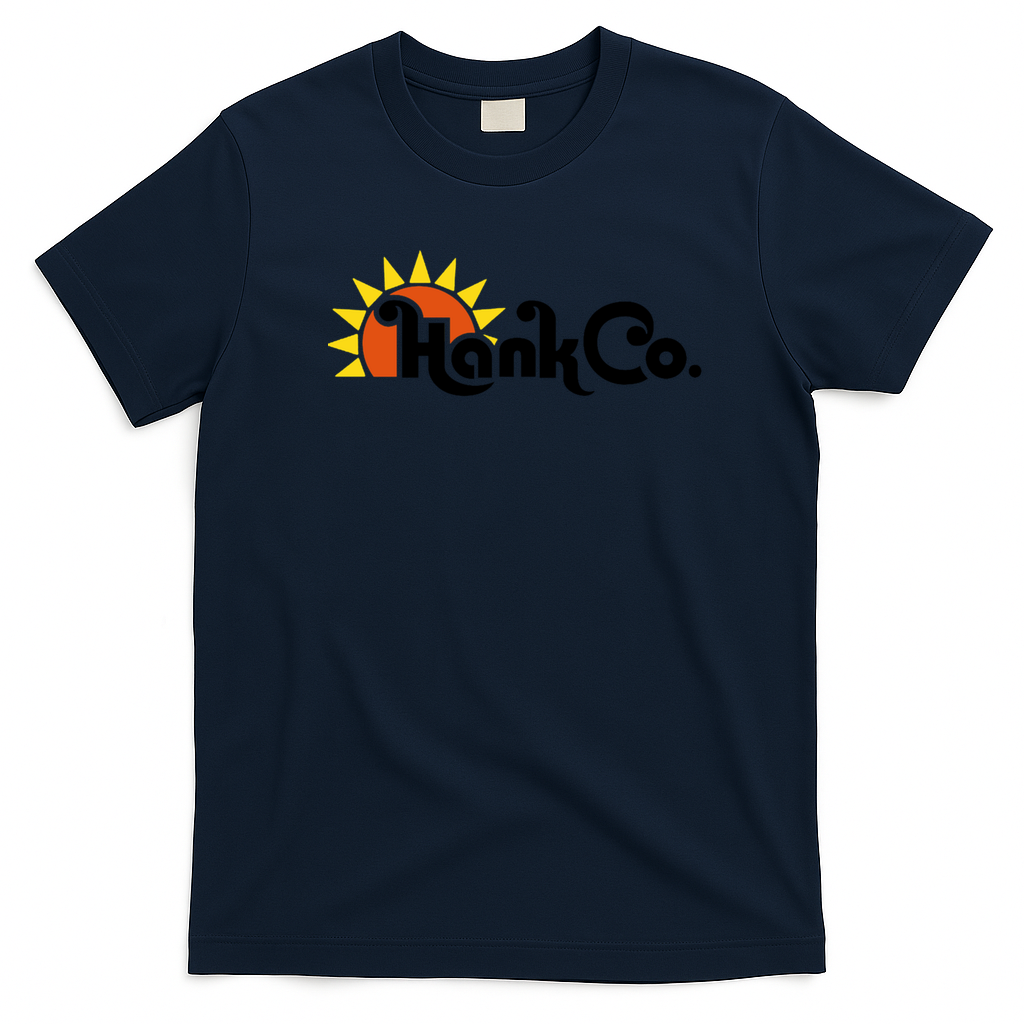 Hank Co. Classic Logo T-Shirt – Edition 2 - Navy Blue