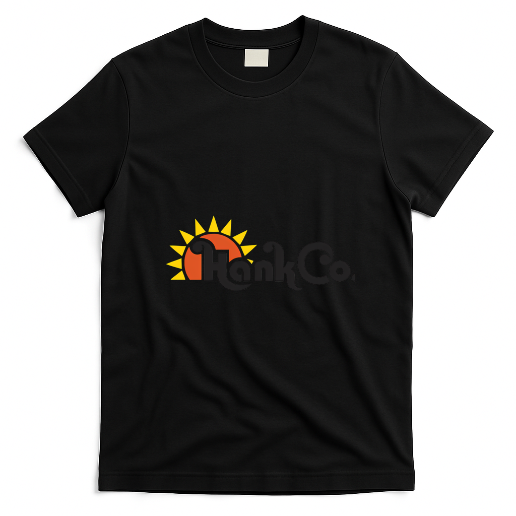Hank Co. Bold Logo Tee - Black