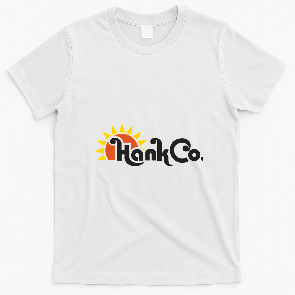 Hank Co. Bold Logo Tee - White