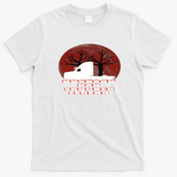 Husband Dad Trucker Legend Distressed Graphic Tee - White