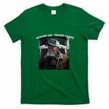 Husband Dad Trucker Legend Classic Logo T-Shirt - Irish Green