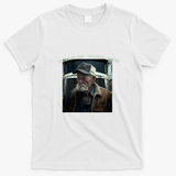 Husband Dad Trucker Legend Classic Logo T-Shirt - White