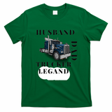 Husband Dad Trucker Legend Classic Tee - Irish Green