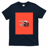 Husband Dad Trucker Legend No. 7 Tee - Navy Blue