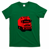 Husband Dad Trucker Legend Retro Graphic Tee - Irish Green
