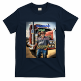 Husband Dad Trucker Legend Classic Logo T-Shirt No. 15 - Navy Blue