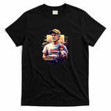 Husband Dad Trucker Legend Heritage T-Shirt - Black