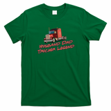 Hardworking Husband Dad Trucker T-Shirt - Irish Green