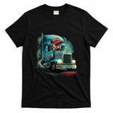 Husband Dad Trucker Legend T-Shirt - Black