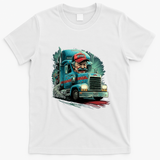 Husband Dad Trucker Legend T-Shirt - White