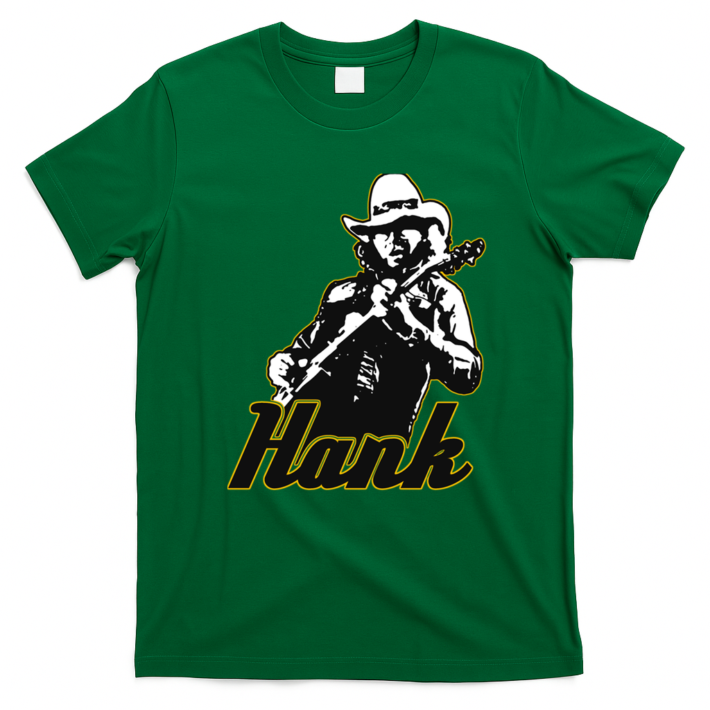 Hank Essential Retro Graphic Tee - Irish Green