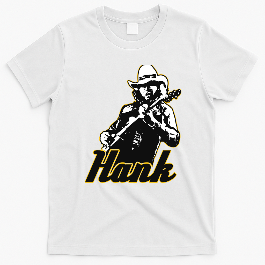 Hank Essential Retro Graphic Tee - White