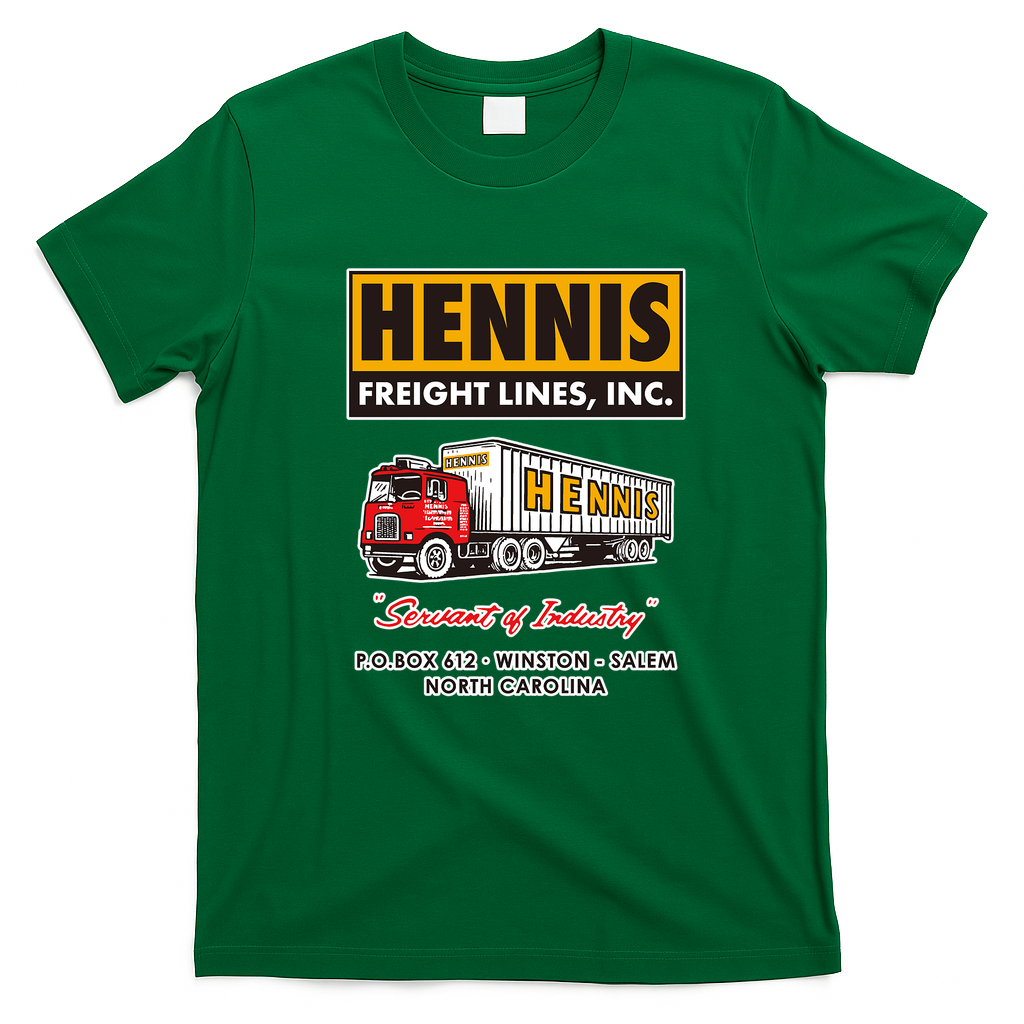 Hennis Freight Lines Vintage T-Shirt - Irish Green